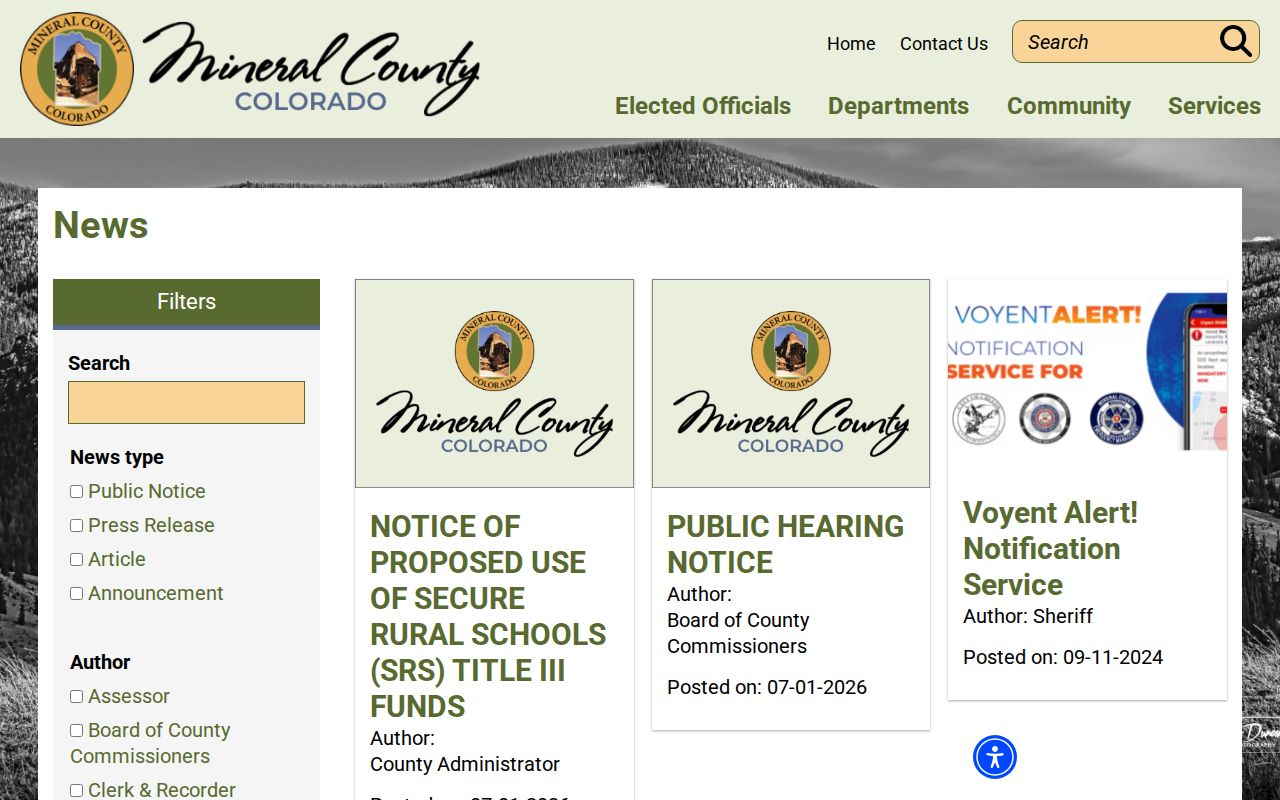 Mineral County criminal justice records news and initiatives